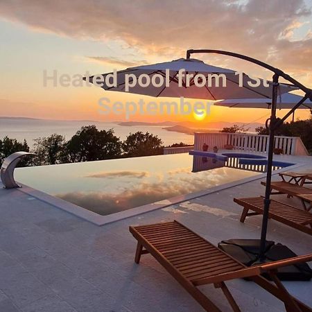 Sea View Luxury Apart Hotel Villa Conte With Swiming Pool And Romantic Spa Podstrana Esterno foto