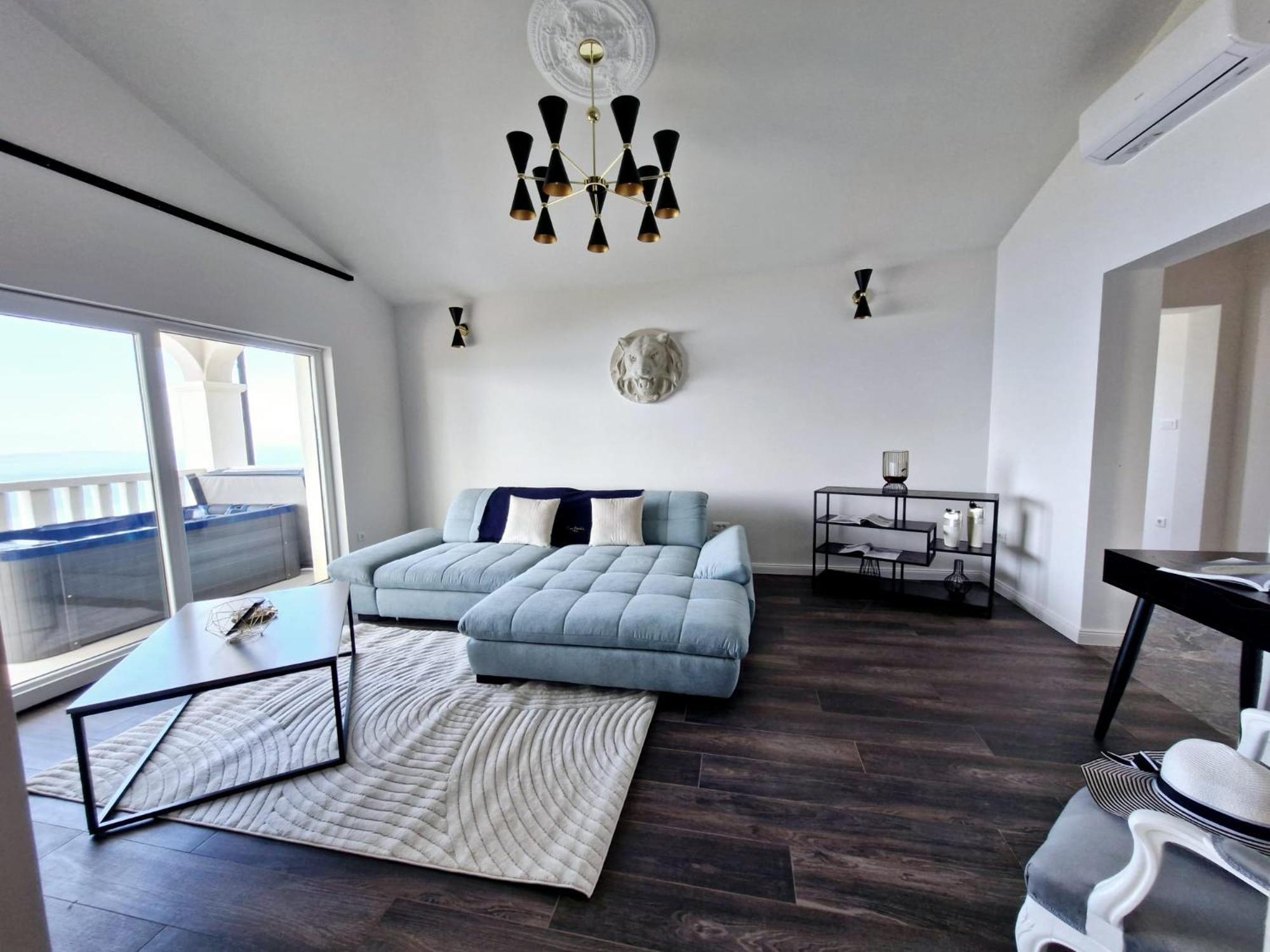 Sea View Luxury Apart Hotel Villa Conte With Swiming Pool And Romantic Spa Podstrana Esterno foto